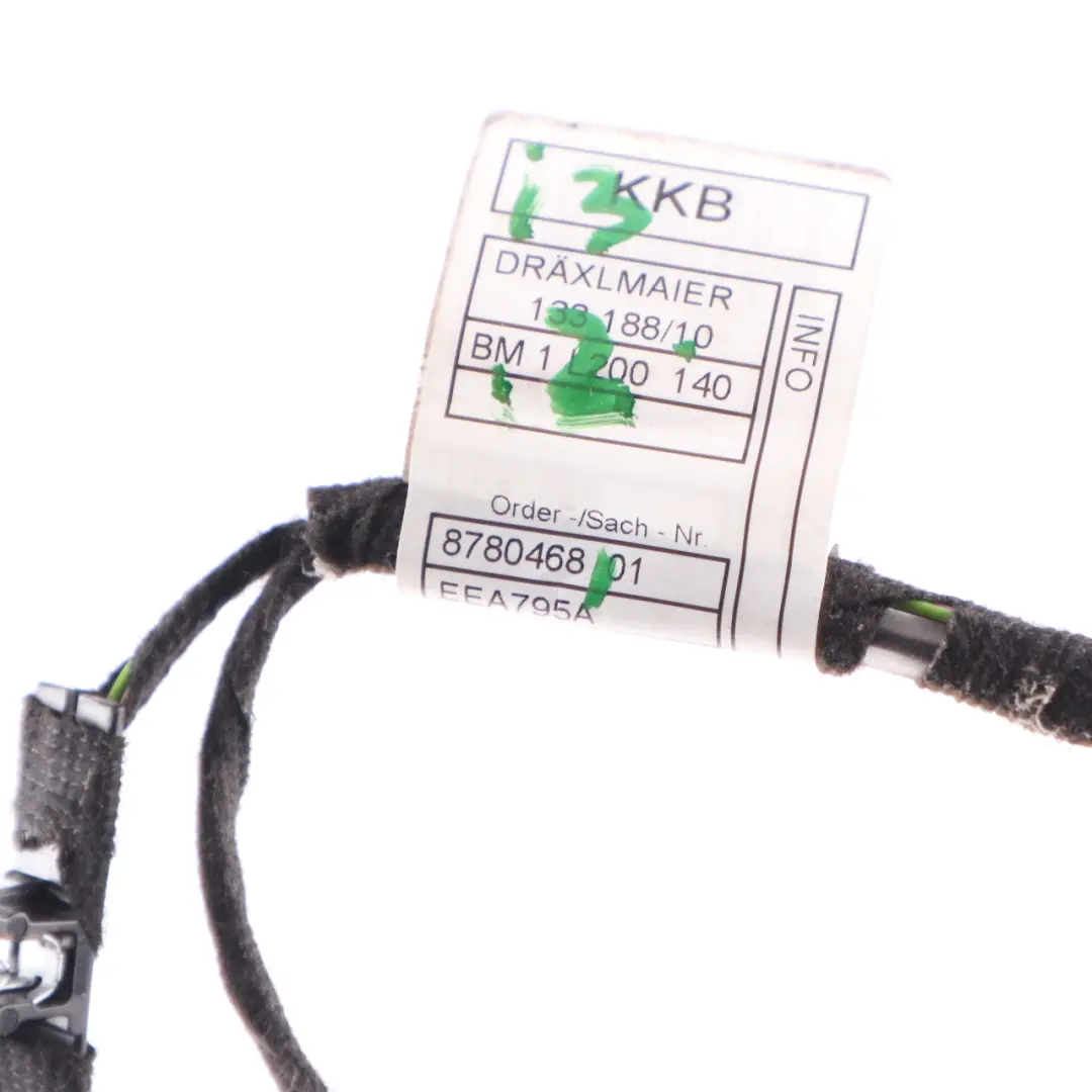 Door Wiring Cable Loom Harness to BMW i3 I01 Rear with Part number 8780468 BMW i3 I01 Rear Door Wiring Cable Loom Harness - SKU 8780468 - Part number 8780468