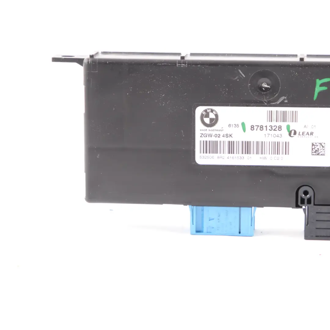 BMW X3 F25 Central Gateway Module Control Unit Lear ZGW-02 4SK - SKU 8781328 - Part number 8781328