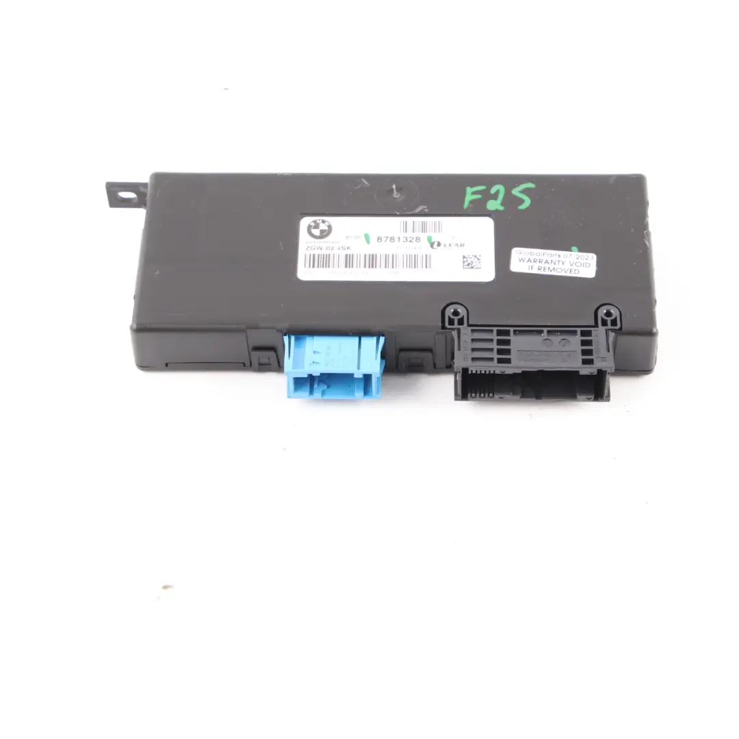 BMW X3 F25 Central Gateway Module Control Unit Lear ZGW-02 4SK - SKU 8781328 - Part number 8781328