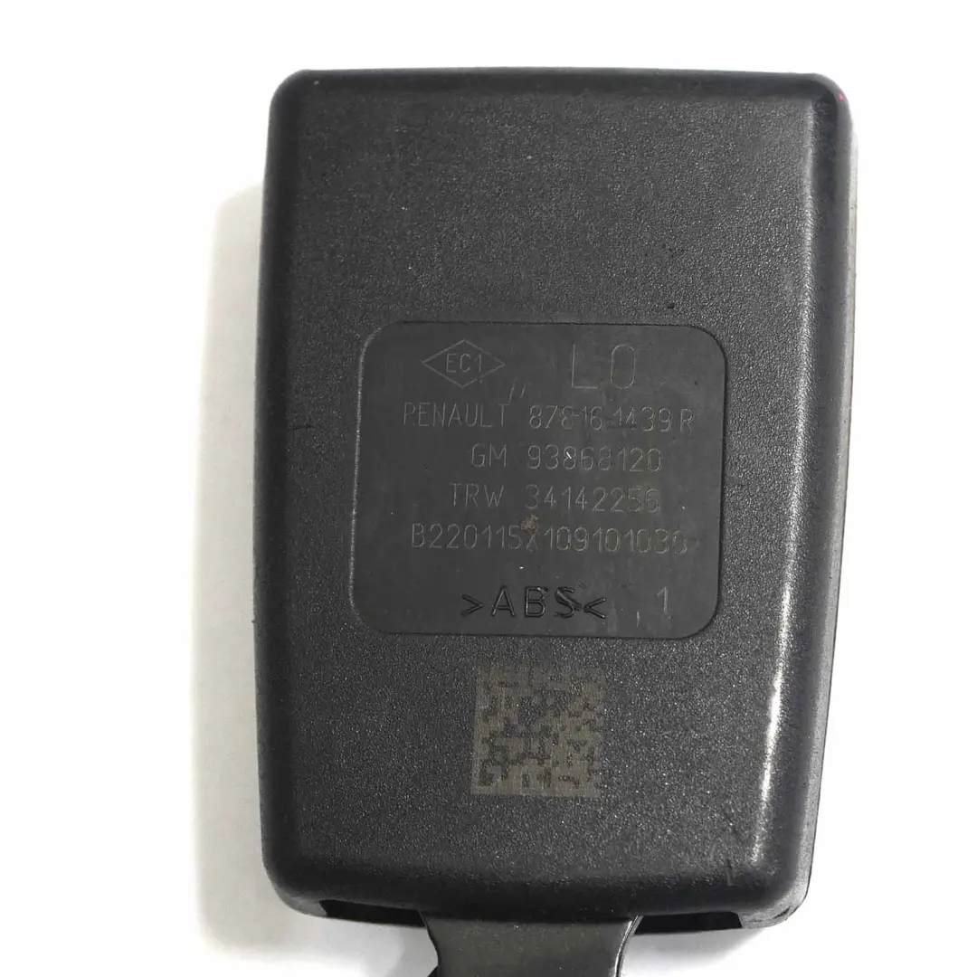  Hebilla cinturón seguridad Renault Trafic 3 Vivaro Pestillo delantero - SKU 878161439R - Número de pieza 878161439R