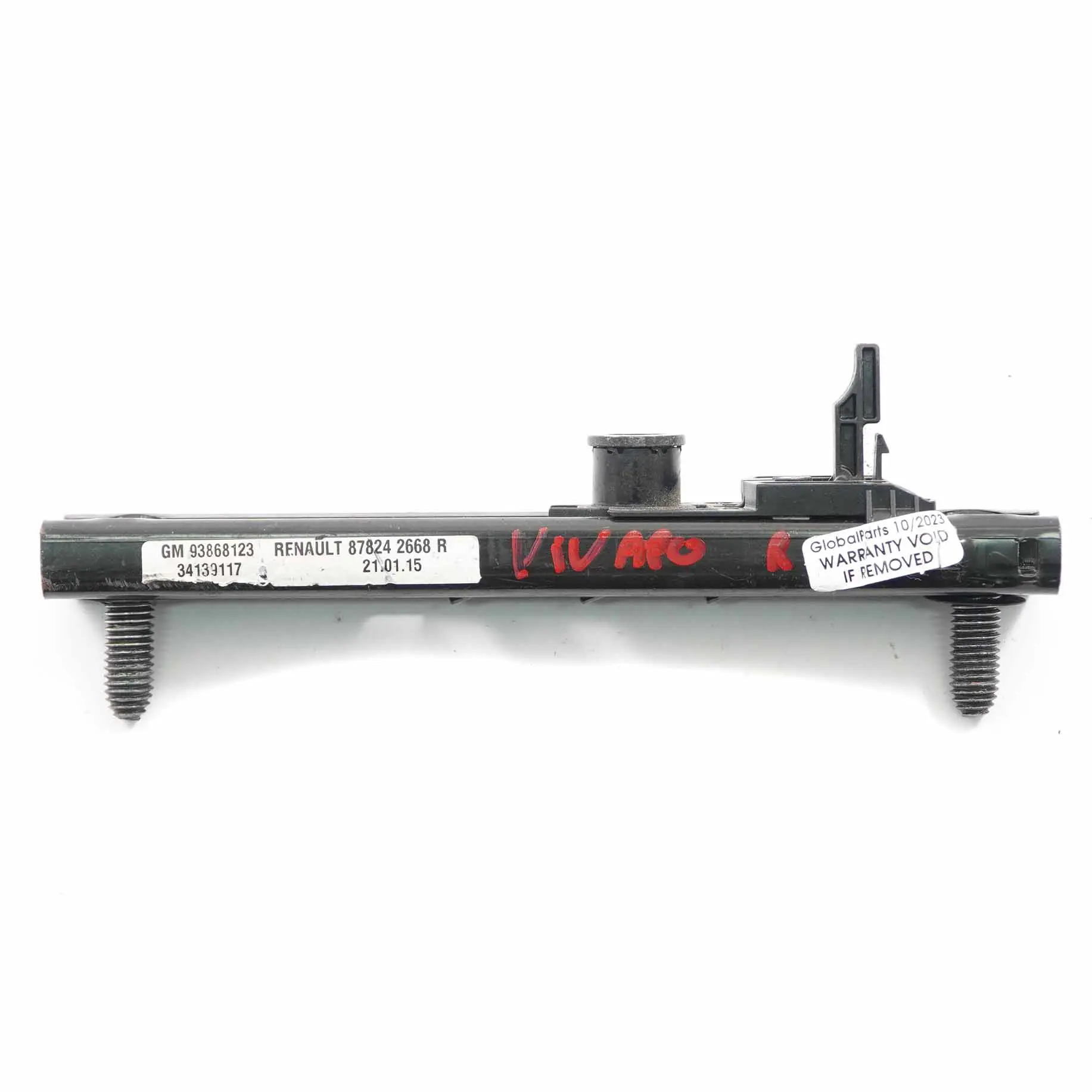 Renault Trafic 3 Opel Vivaro B Ajustador altura cinturón seguridad 878242668R