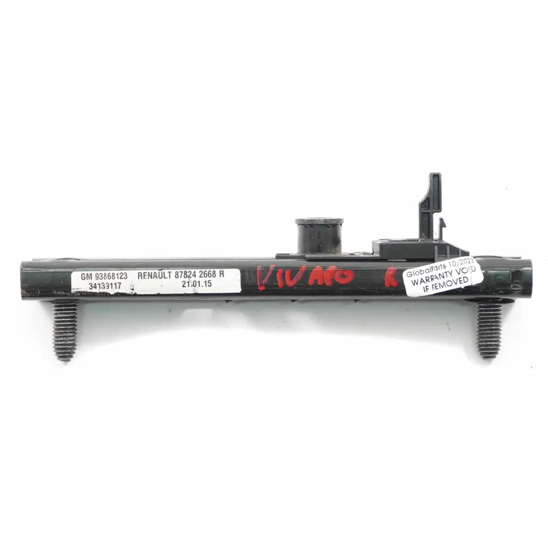 Sitz gurthöhen versteller vorne für Renault Trafic 3 Opel Vivaro B mit Teilenummer 878242668R Renault Trafic 3 Opel Vivaro B Sitz gurthöhen versteller vorne - SKU 878242668R - Teilenummer 878242668R