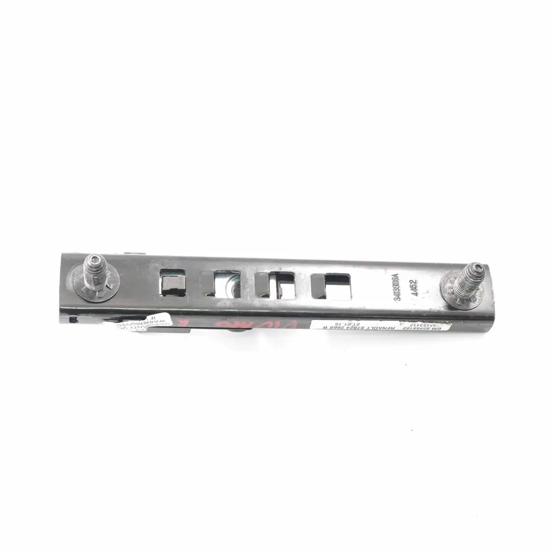 Trafic 3 Vivaro B Regolatore altezza cintura sicurezza anteriore - SKU 878242668R - Numero di parte 878242668R