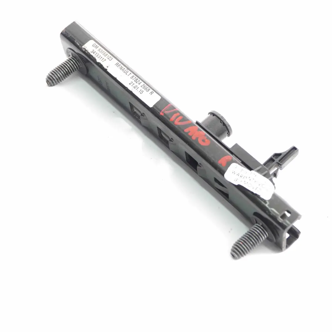 Front Seat Belt Height Adjuster to Renault Trafic 3 Vauxhall Vivaro B with Part number 878242668R Renault Trafic 3 Vauxhall Vivaro B Front Seat Belt Height Adjuster - SKU 878242668R - Part number 878242668R