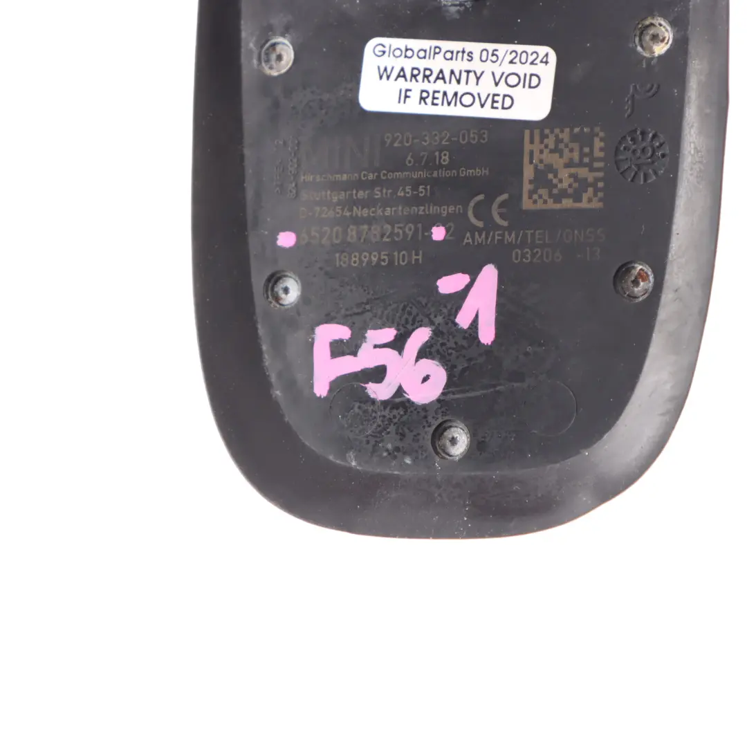 Mini Cooper F55 F56 Antenna da tetto AM/FM/GPS/TEL 6520 - SKU 8782591-1 - Numero di parte 8782591