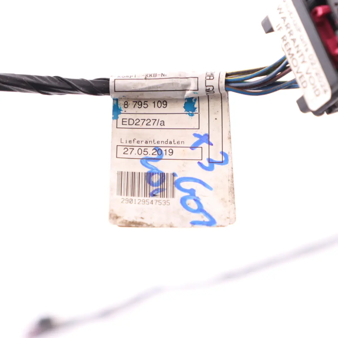 Bumper PDC Wiring Loom Parking Sensor Cable Harness to BMW X3 G01 Rear with Part number 8795109 BMW X3 G01 Rear Bumper PDC Wiring Loom Parking Sensor Cable Harness - SKU 8795109 - Part number 8795109