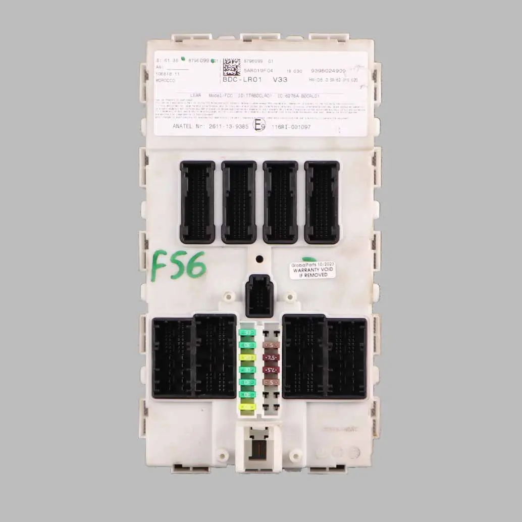 ECU Body Domain Controller BDC Module to Mini Cooper One F54 F55 F56 F60 with Part number 8796099 Mini Cooper One F54 F55 F56 F60 ECU Body Domain Controller BDC Module - SKU 8796099 - Part number 8796099