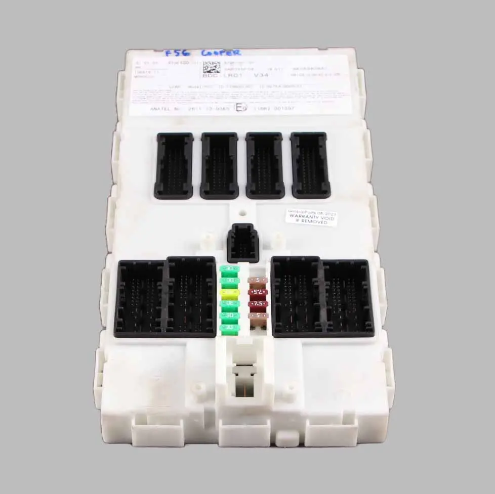 ECU Body Domain Controller BDC Module to Mini Cooper One F54 F55 F56 F60 with Part number 8796100 Mini Cooper One F54 F55 F56 F60 ECU Body Domain Controller BDC Module - SKU 8796100 - Part number 8796100