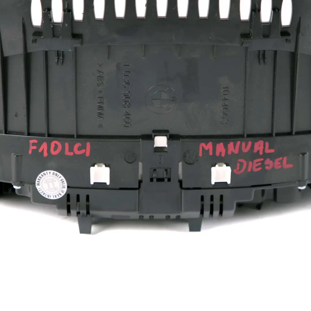 BMW F10 F11 LCI Instrument Cluster Speedo Clocks Manual Diesel 9342809 - SKU 8796113 - Part number 8796113
