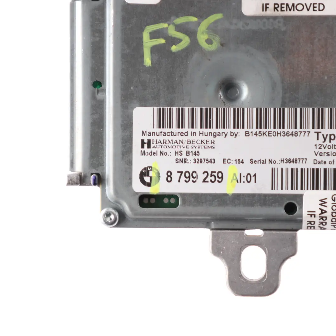 Sound Design Radio Audio-Verstärker Steuergerät Modul für Mini F56 Active mit Teilenummer 8799259 Mini F56 Active Sound Design Radio Audio-Verstärker Steuergerät Modul - SKU 8799259 - Teilenummer 8799259