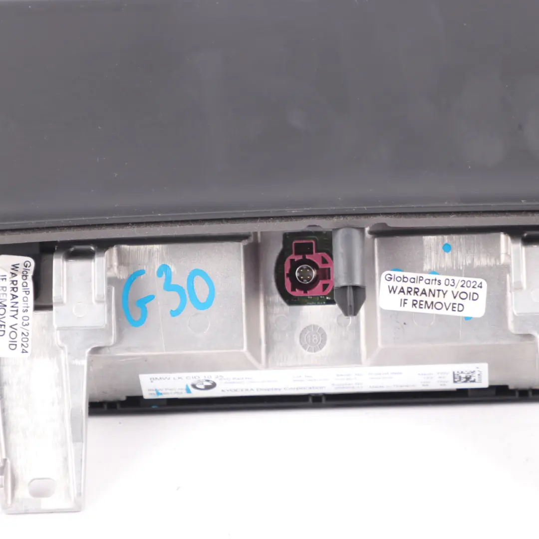 Dashboard Central Information Display 10,25" On Board Monitor to BMW G30 with Part number 9826394 BMW G30 Dashboard Central Information Display 10,25" On Board Monitor - SKU 8801702 - Part number 9826394