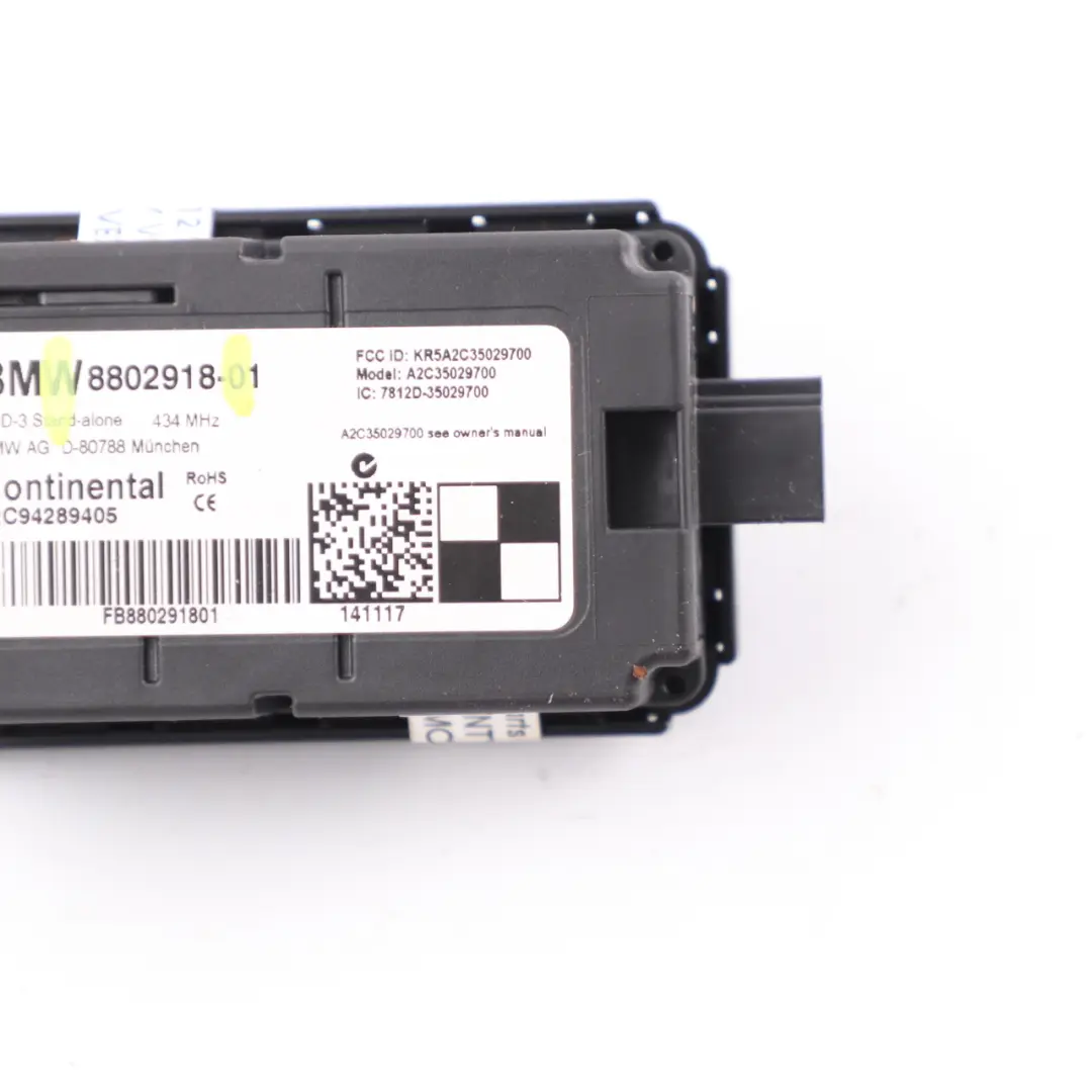 Odbiornik Fal Radiowych Pilota 434 MHZ BMW F20 F30 Mini F55 F56 - SKU 8802918 - Numer Części 6844138