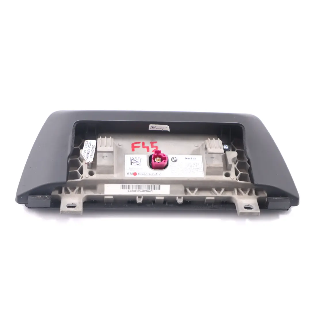 Ecran d'affichage BMW F45 Moniteur central d'information navigation 6,5" pour à propos du numéro de pièce 8803368 Ecran d'affichage BMW F45 Moniteur central d'information navigation 6,5" - SKU 8803368 - Numéro de pièce 8803368