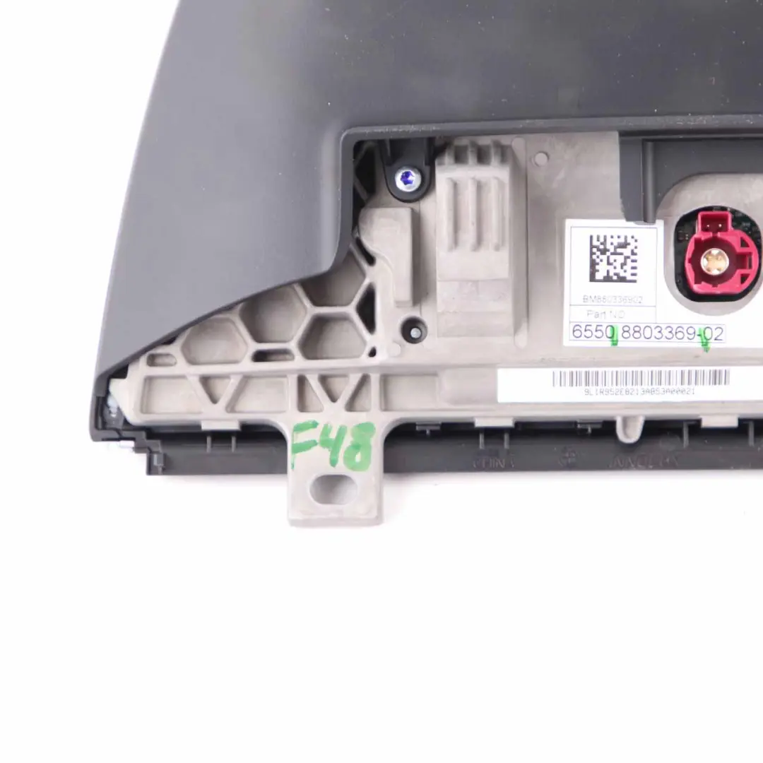 Cruscotto Monitor Schermo Centrale NAV Informazioni 6,5" per BMW X1 F48 con numero di parte 8803369 BMW X1 F48 Cruscotto Monitor Schermo Centrale NAV Informazioni 6,5" - SKU 8803369 - Numero di parte 8803369