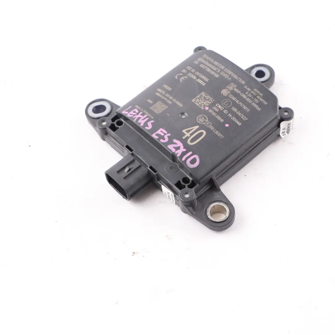 ZX10 Blind Spot Sensor Module Distance Sensor Monitor to Lexus ES with Part number 88162-33040 Lexus ES ZX10 Blind Spot Sensor Module Distance Sensor Monitor - SKU 88162-33040 - Part number 88162-33040