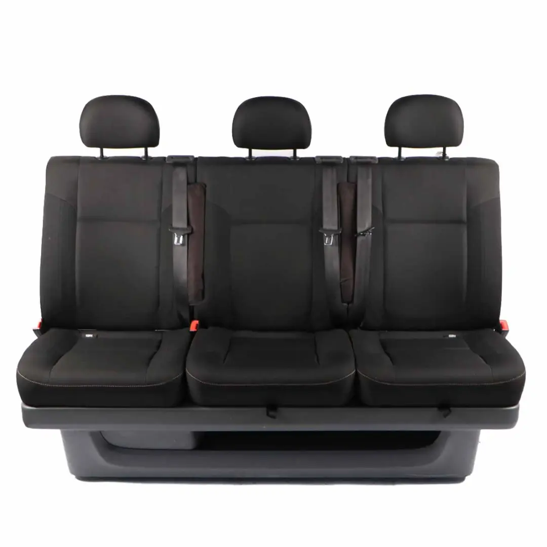 Three Seater 2nd Row Cloth Black Interior Cloth to Rear Seat Renault Trafic 2 with Part number 886014903R Rear Seat Renault Trafic 2 Three Seater 2nd Row Cloth Black Interior Cloth - SKU 886014903R - Part number 886014903R