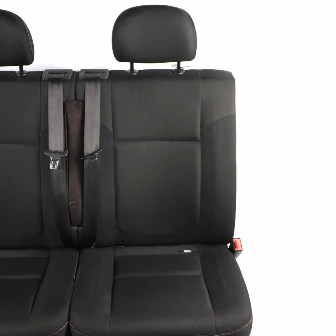 Three Seater 2nd Row Cloth Black Interior Cloth to Rear Seat Renault Trafic 2 with Part number 886014903R Rear Seat Renault Trafic 2 Three Seater 2nd Row Cloth Black Interior Cloth - SKU 886014903R - Part number 886014903R