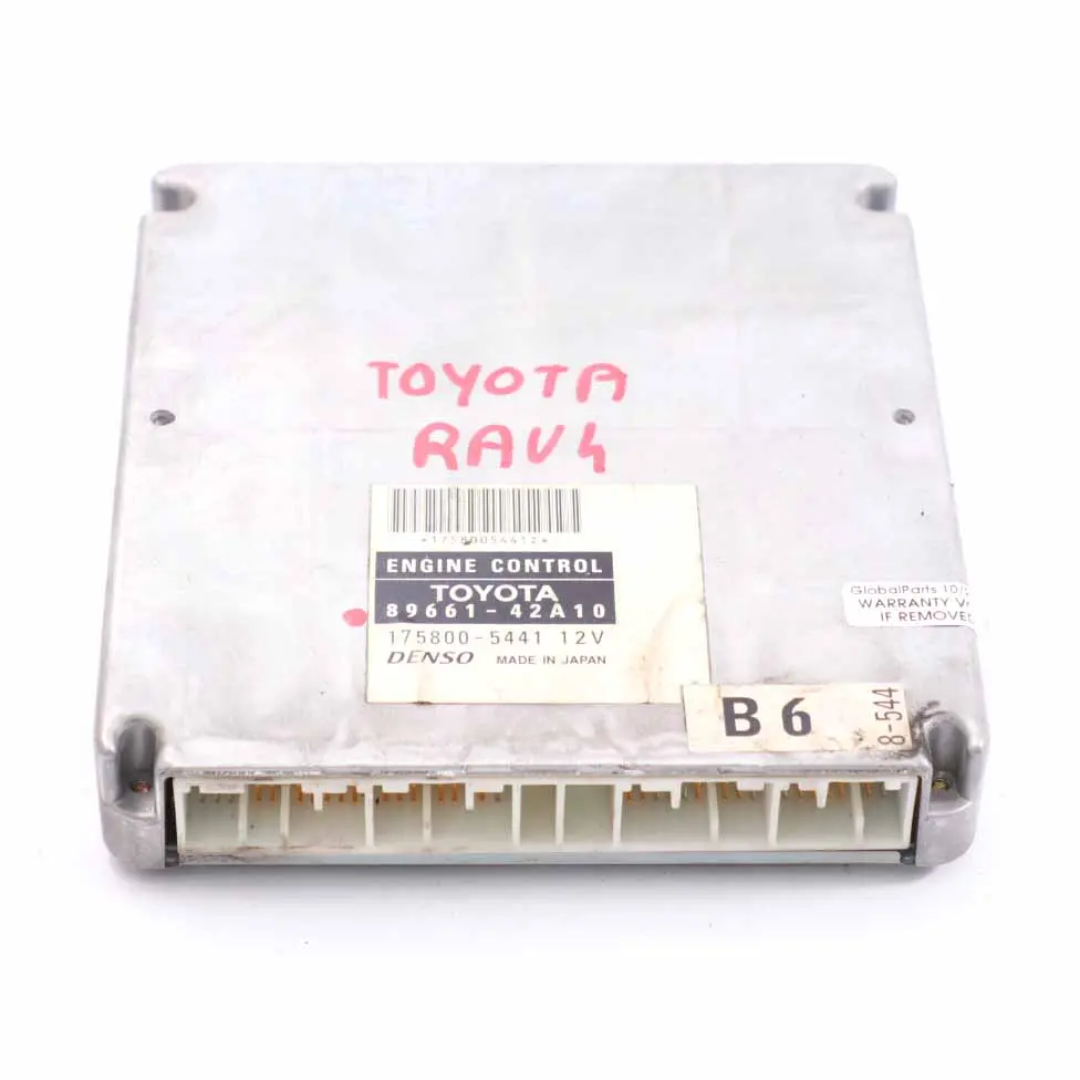 Toyota RAV4 2.0d 1CD-FTV Diesel Engine Control ECU Manual Gearbox 89661-42A10 - SKU 8966142A10 - Part number 8966142A10