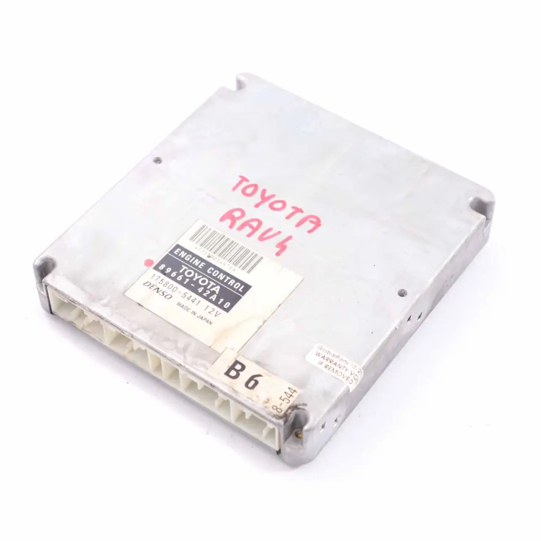 Toyota RAV4 2.0d 1CD-FTV Diesel Engine Control ECU Manual Gearbox 89661-42A10 - SKU 8966142A10 - Part number 8966142A10