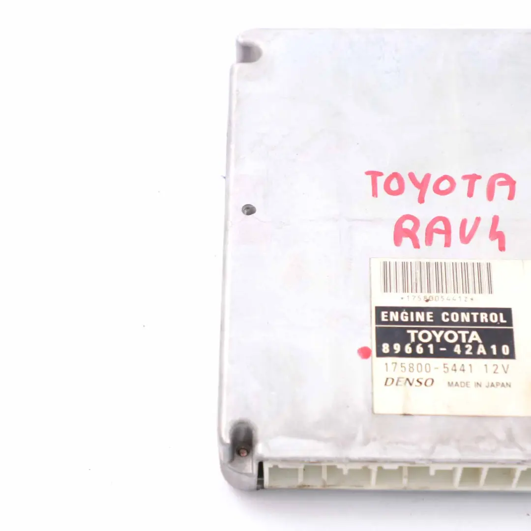 Toyota RAV4 2.0d 1CD-FTV Diesel Engine Control ECU Manual Gearbox 89661-42A10 - SKU 8966142A10 - Part number 8966142A10