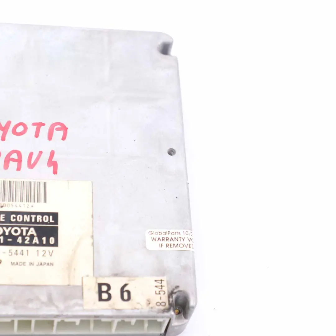 Toyota RAV4 2.0d 1CD-FTV Diesel Motor Control ECU Manual Gearbox 89661-42A10 - SKU 8966142A10 - Número de pieza 8966142A10