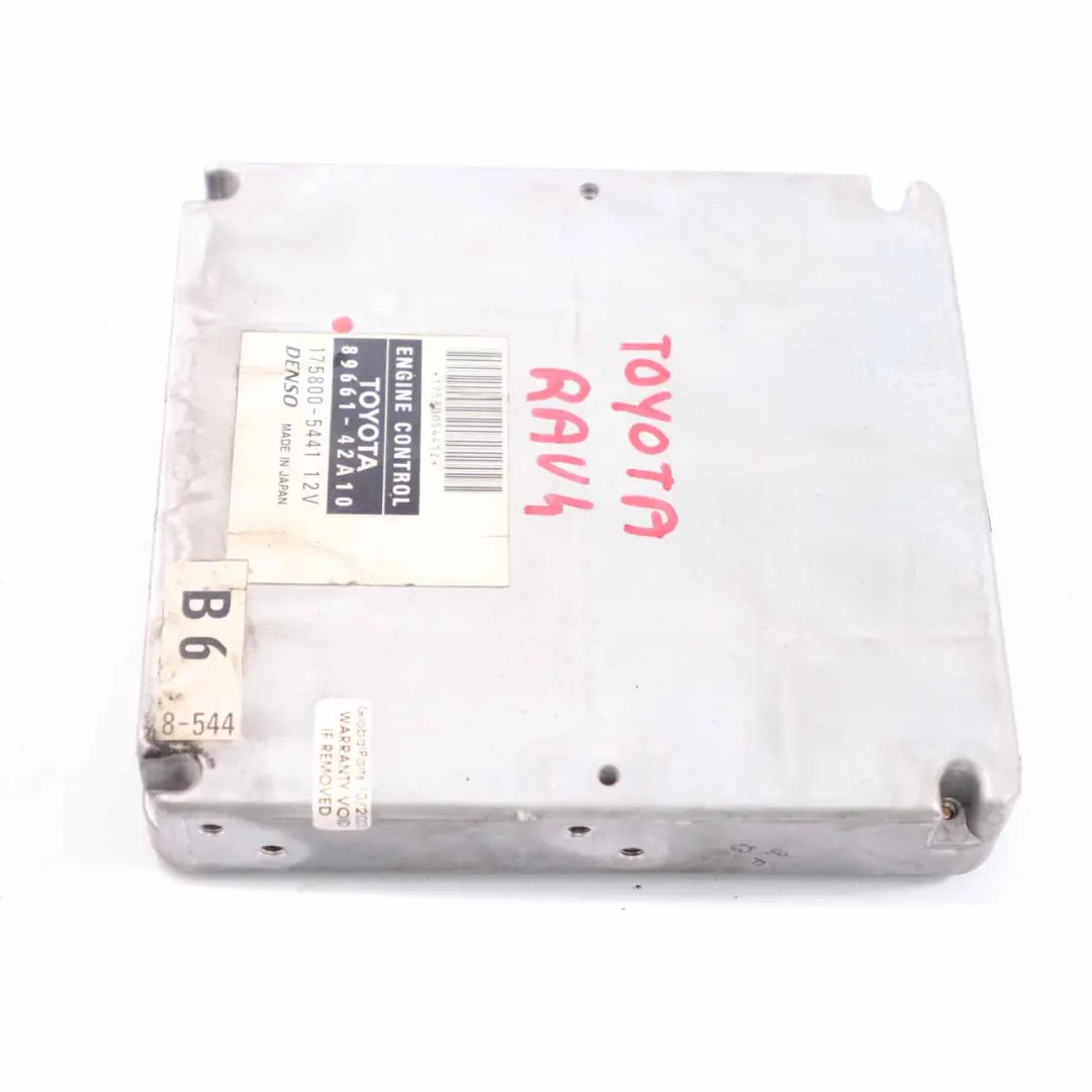 Toyota RAV4 2.0d 1CD-FTV Diesel Engine Control ECU Manual Gearbox 89661-42A10 - SKU 8966142A10 - Part number 8966142A10