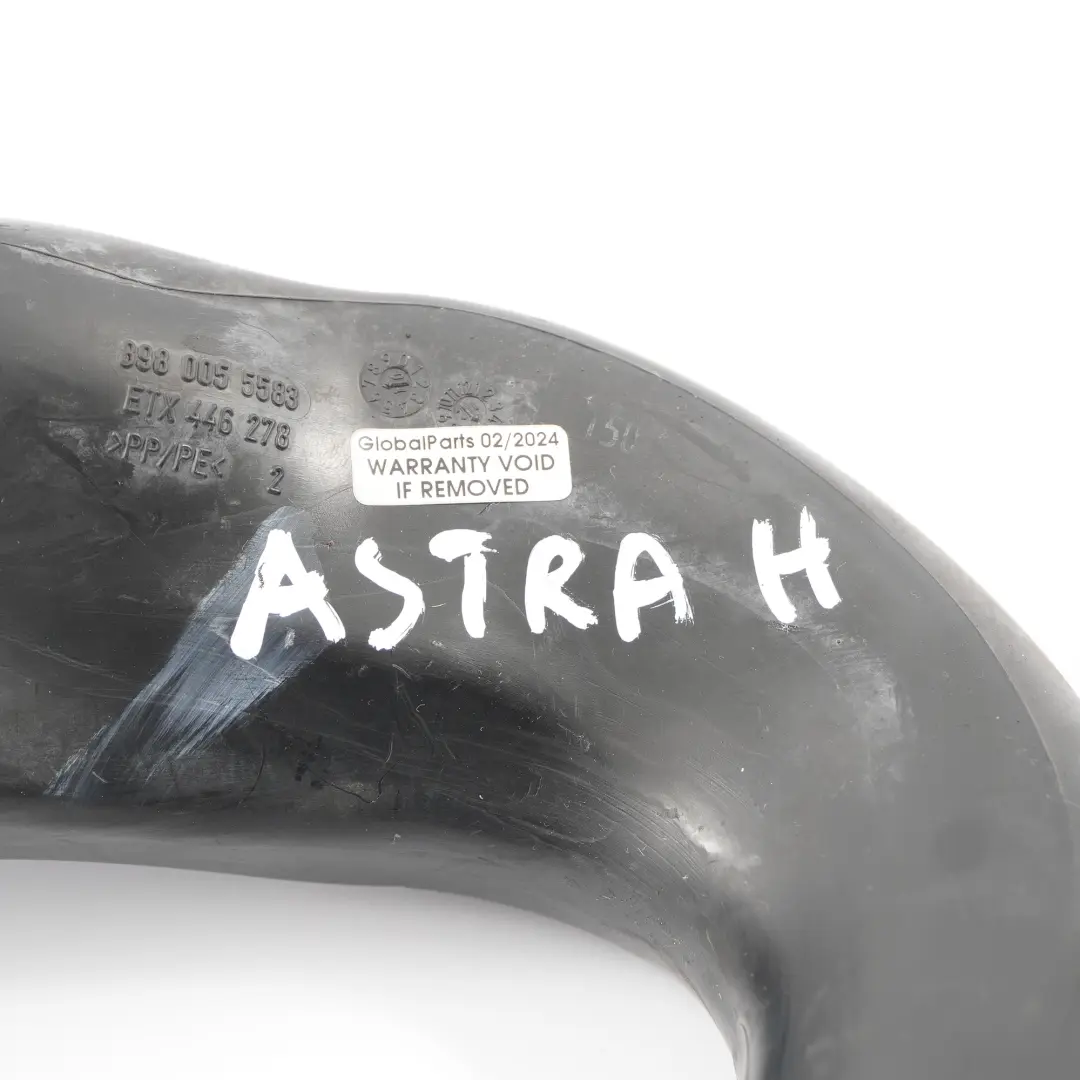 Opel Zafira B Astra H 1.7 CDTI Tuyau d'admission refroidisseur d'air - SKU 8980055583 - Numéro de pièce 8980055583