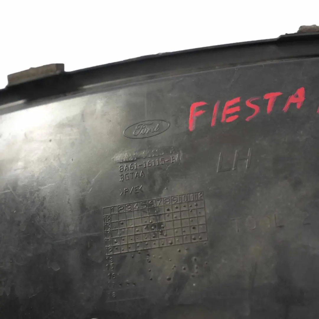 Ford Fiesta Mk7 Paso de rueda delantero izquierdo de rueda - SKU 8A61-16115-BH - Número de pieza 8A61-16115-B