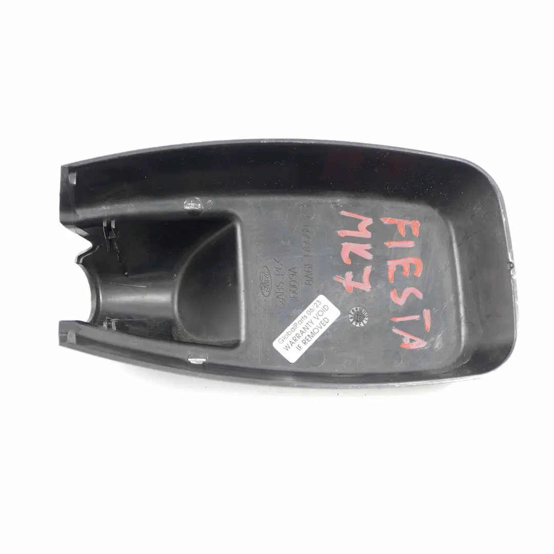 Ford Fiesta MK7 Couvercle de rétroviseur intérieur Noir - SKU 8A6117D568 - Numéro de pièce 8A6117D568