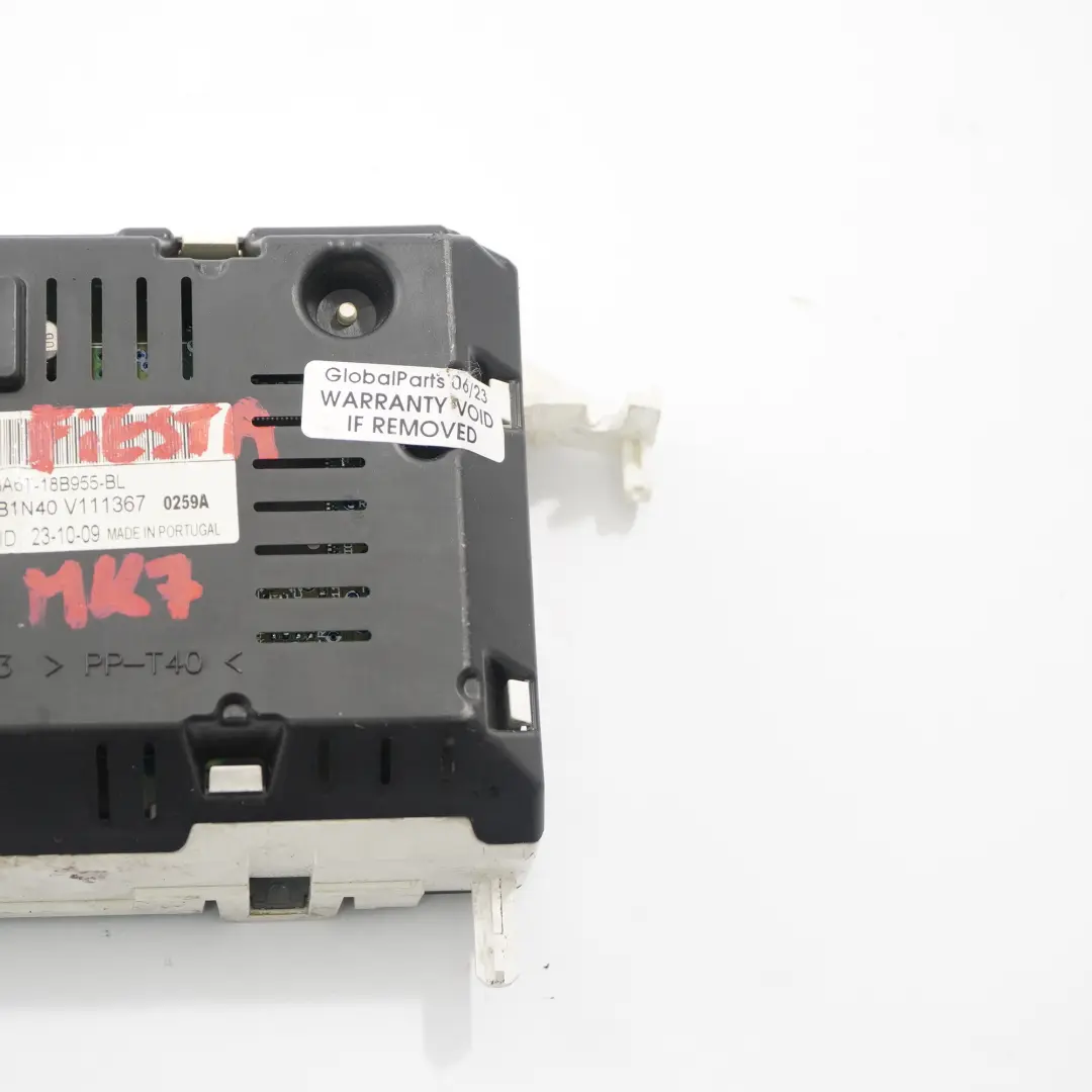 Ford Fiesta MK7 Schermo display radio multifunzione cruscotto - SKU 8A6118B955BL - Numero di parte 8A6118B955BL