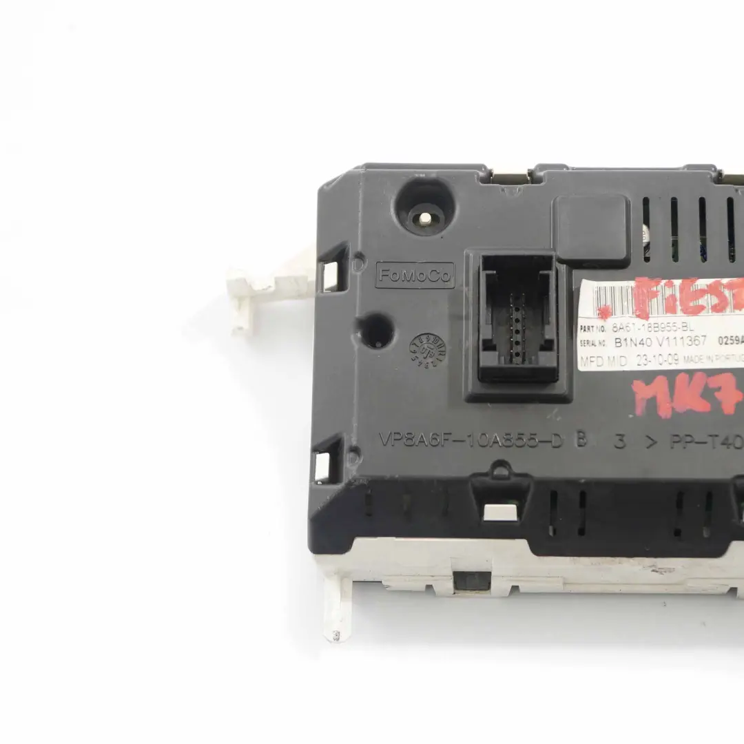 Ford Fiesta MK7 Display Bildschirm Multifunktions radio - SKU 8A6118B955BL - Teilenummer 8A6118B955BL