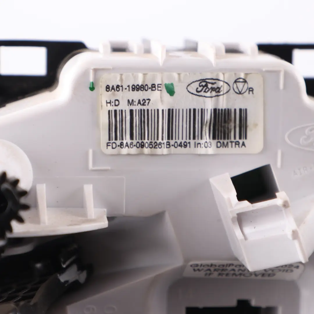 Aire Acondicionado Panel Calentador Control Climátic para Ford Fiesta MK7 con número de pieza 8A6119980BE Ford Fiesta MK7 Aire Acondicionado Panel Calentador Control Climátic - SKU 8A6119980BE - Número de pieza 8A6119980BE