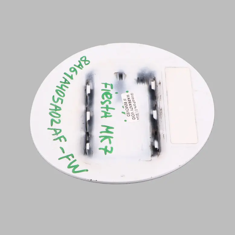 Filler Fill in Flap Cover Cap Frozen White Z2 to Ford Fiesta MK7 Fuel with Part number 8A61A405A02AF Ford Fiesta MK7 Fuel Filler Fill in Flap Cover Cap Frozen White Z2 - SKU 8A61A405A02AF-FW - Part number 8A61A405A02AF