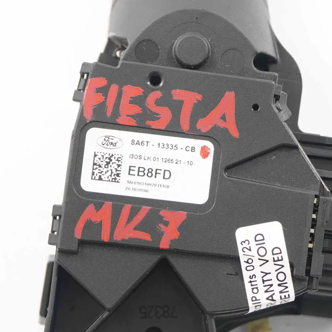 Indicador Stalk Columna Interruptor Brazo Unidad para Ford Fiesta MK7 con número de pieza 8A6T13335CB Ford Fiesta MK7 Indicador Stalk Columna Interruptor Brazo Unidad - SKU 8A6T13335CB - Número de pieza 8A6T13335CB