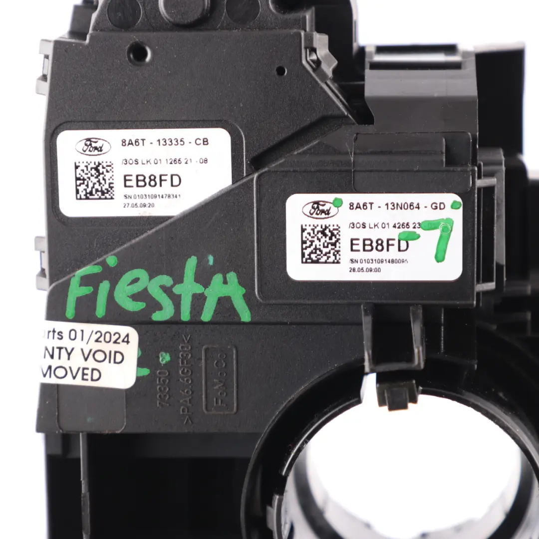 Ford Fiesta MK7 Commodo Colonne Direction Essuie-Glace Spirale - SKU 8A6T13N064GD-1 - Numéro de pièce 8A6T13N064GD