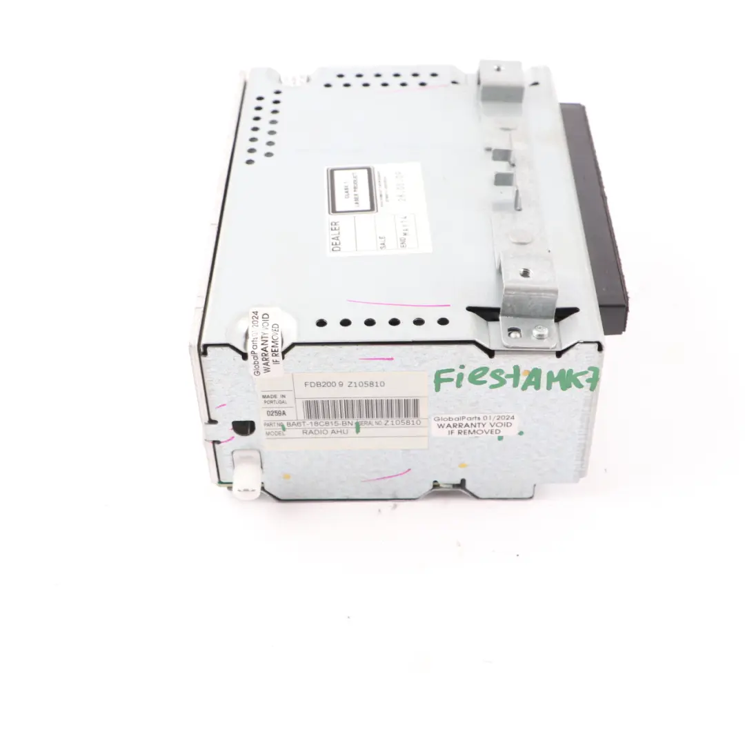 Radio Stereo CD Player Head Unit to Ford Fiesta MK7 with Part number 8A6T18C815BN Ford Fiesta MK7 Radio Stereo CD Player Head Unit - SKU 8A6T18C815BN - Part number 8A6T18C815BN