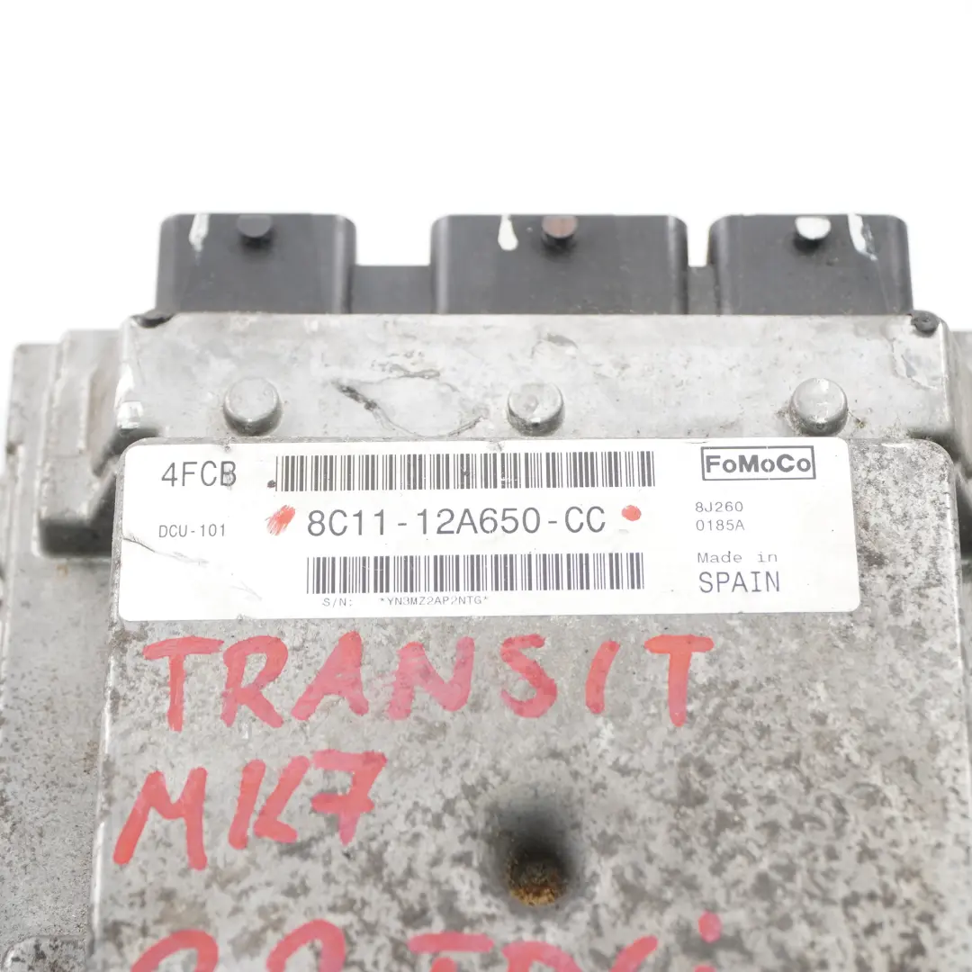 Module l'unité contrôle moteur ECU pour Ford Transit MK7 2.2 TDCI Diesel à propos du numéro de pièce 8C1112A650CC Ford Transit MK7 2.2 TDCI Diesel Module l'unité contrôle moteur ECU - SKU 8C1112A650CC - Numéro de pièce 8C1112A650CC