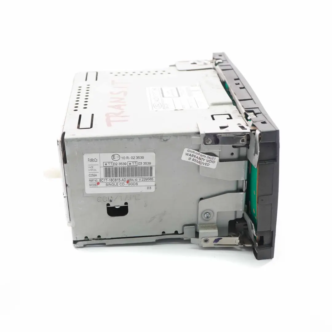  Radio Head Unit Ford Transit 6000 CD Media Player Unit - SKU 8C1T-18C815-AD - Part number 8C1T-18C815-AD