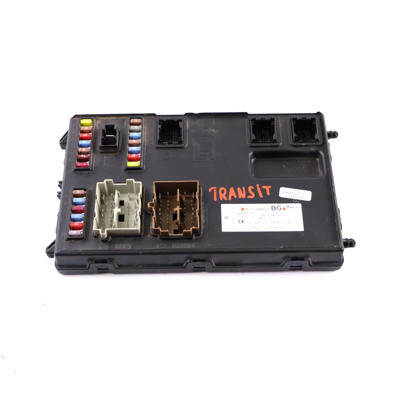 Ford Transit MK7 Caja fusibles Módulo control cuerpo ECU BCM Unidad 8C1T14A073BG