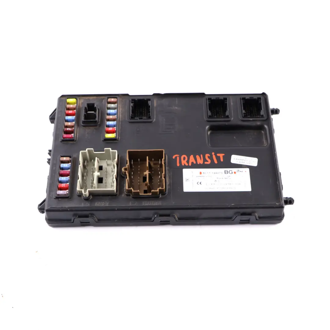 Fuse Box Body Control Module ECU BCM Unit to Ford Transit MK7 with Part number 8C1T14A073BG Ford Transit MK7 Fuse Box Body Control Module ECU BCM Unit - SKU 8C1T14A073BG - Part number 8C1T14A073BG