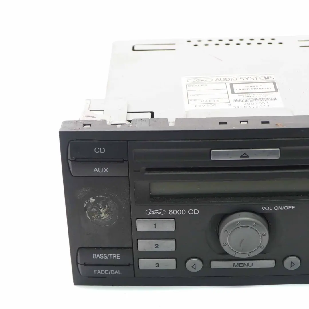 lettore CD Radio Stereo Audio Head Unit per Ford Transit MK7 con numero di parte 8C1T18C815AD Ford Transit MK7 lettore CD Radio Stereo Audio Head Unit - SKU 8C1T18C815AD - Numero di parte 8C1T18C815AD