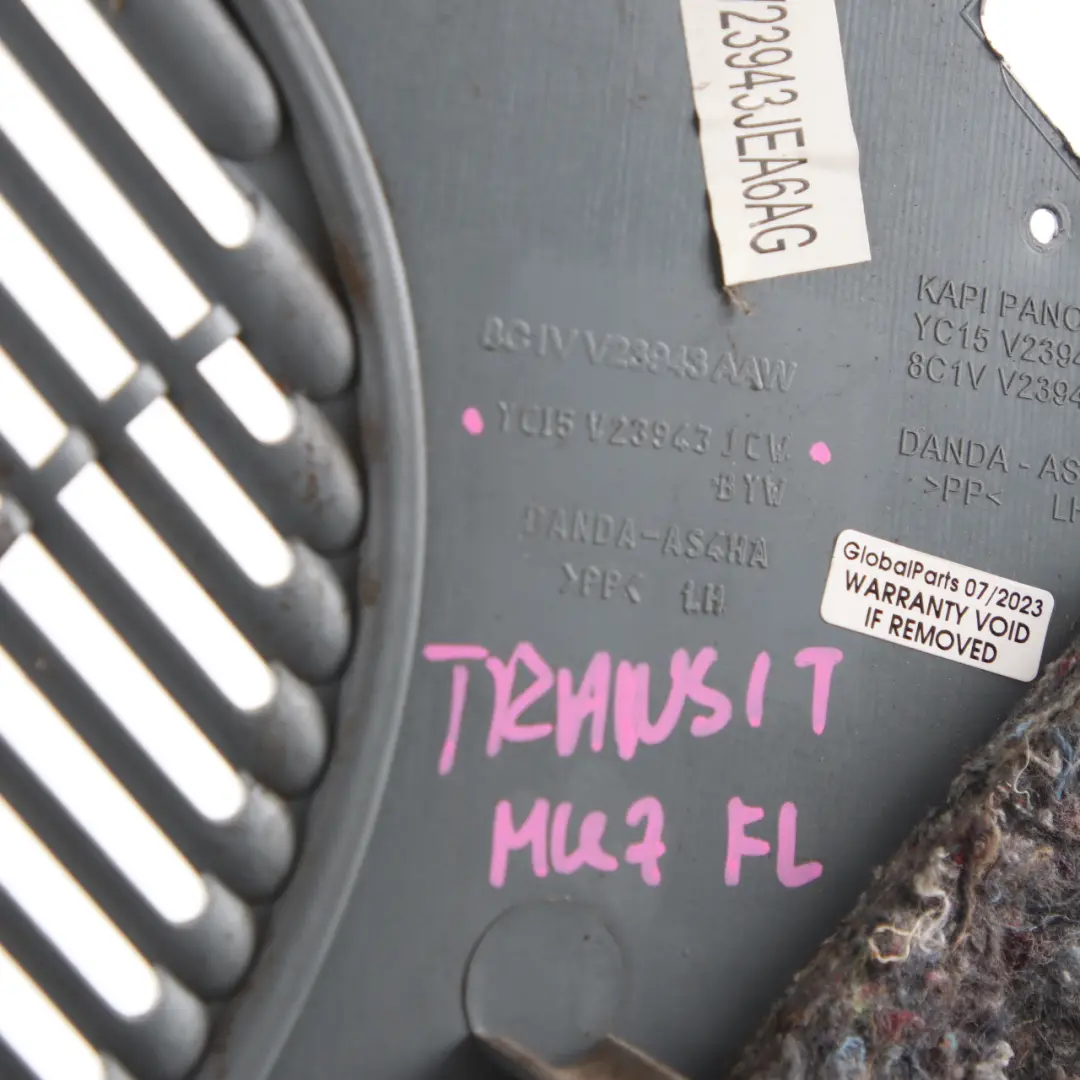 Door Card Front Left N/S Door Trim Panel Covering Grey to Ford Transit MK7 with Part number 8C1VV23943AAW Ford Transit MK7 Door Card Front Left N/S Door Trim Panel Covering Grey - SKU 8C1VV23943AAW - Part number 8C1VV23943AAW