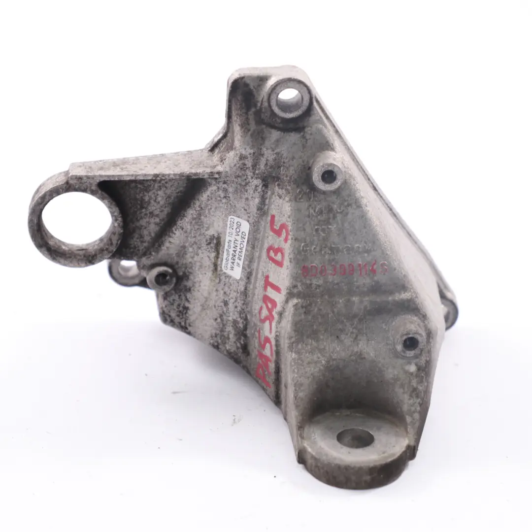 Łapa Wspornik Skrzyni Biegów do VW Passat B5 o numerze 8D039914S VW Passat B5 Łapa Wspornik Skrzyni Biegów - SKU 8D039914S - Numer Części 8D039914S