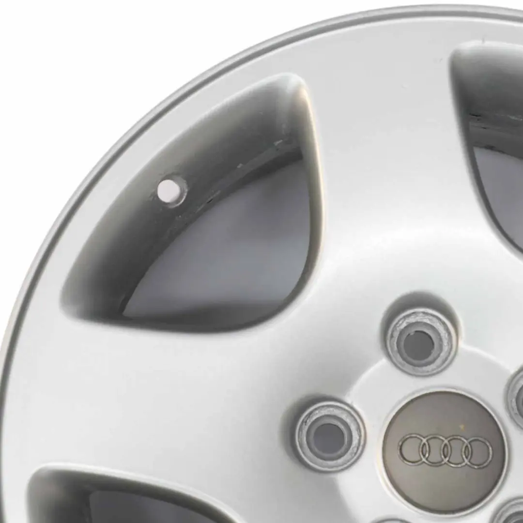 Alloy Rim 16" ET:45 7J to Audi A6 C5 Silver Wheel with Part number 8D0601025C Audi A6 C5 Silver Wheel Alloy Rim 16" ET:45 7J - SKU 8D0601025C-4 - Part number 8D0601025C