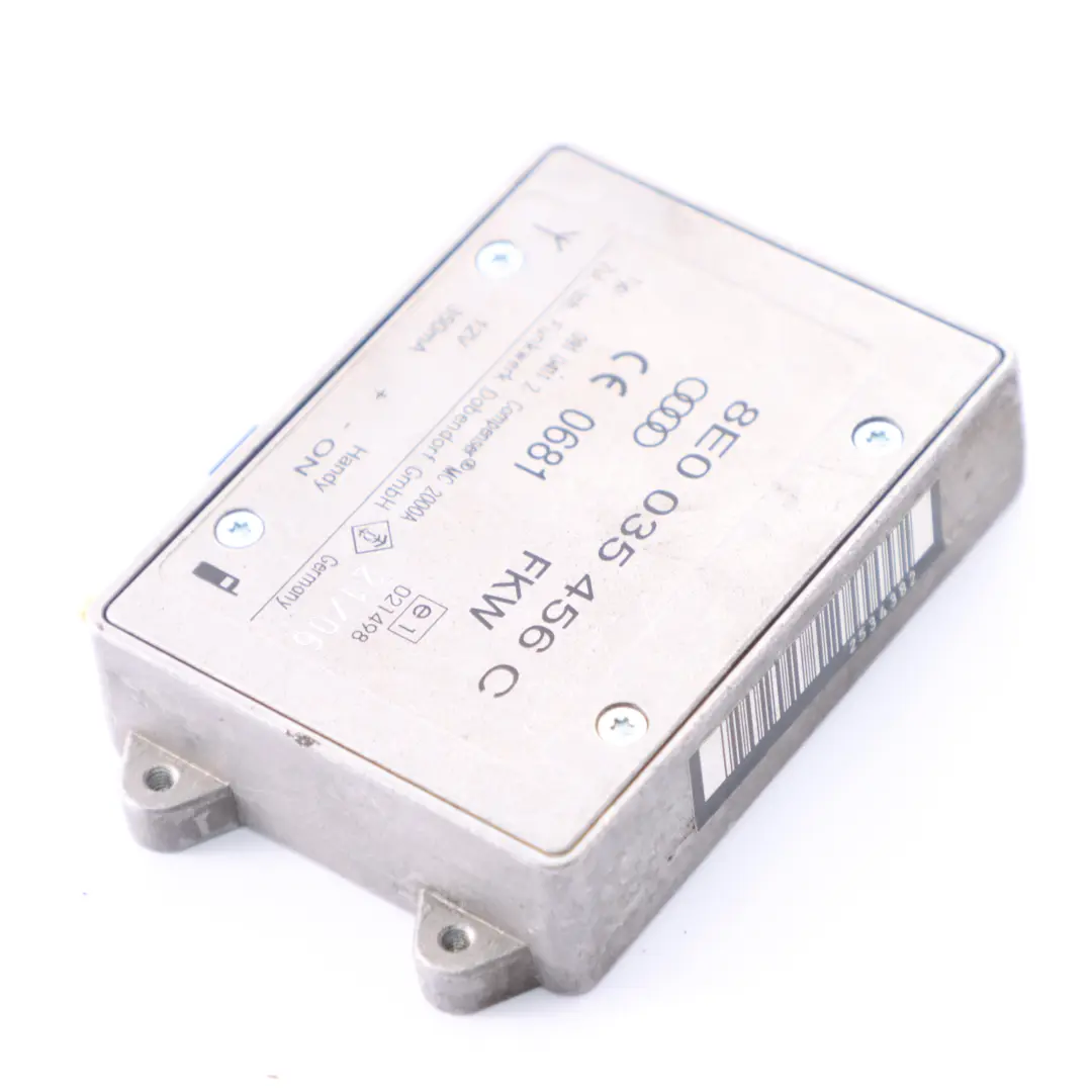 Módulo amplificador de señal de antena de telefonía Audi A4 B7 para con número de pieza 8E0035456C Módulo amplificador de señal de antena de telefonía Audi A4 B7 - SKU 8E0035456C - Número de pieza 8E0035456C