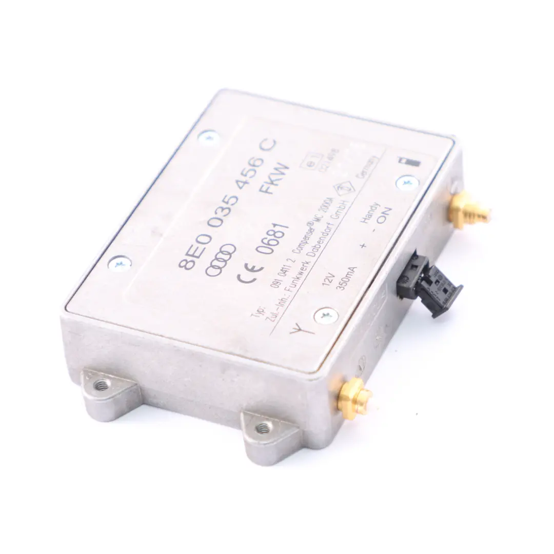 Telefon Antenne Signal Verstärker Modul für Audi A4 B7 mit Teilenummer 8E0035456C Audi A4 B7 Telefon Antenne Signal Verstärker Modul - SKU 8E0035456C - Teilenummer 8E0035456C