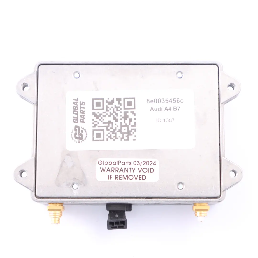 Módulo amplificador de señal de antena de telefonía Audi A4 B7 para con número de pieza 8E0035456C Módulo amplificador de señal de antena de telefonía Audi A4 B7 - SKU 8E0035456C - Número de pieza 8E0035456C