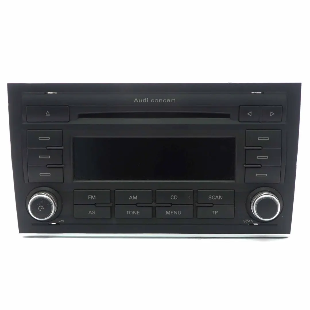 Radio Media Player Audio CD Head Unit Player Concert to Audi A4 B7 with Part number 8E0057185KX Audi A4 B7 Radio Media Player Audio CD Head Unit Player Concert - SKU 8E0057185KX - Part number 8E0057185KX