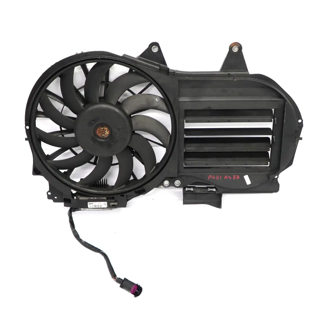 Audi A4 B7 2.0 TDI Engine Cooling Radiator Fan Shroud Motor Unit - SKU 8E0121205AE - Part number 8E0121205AE