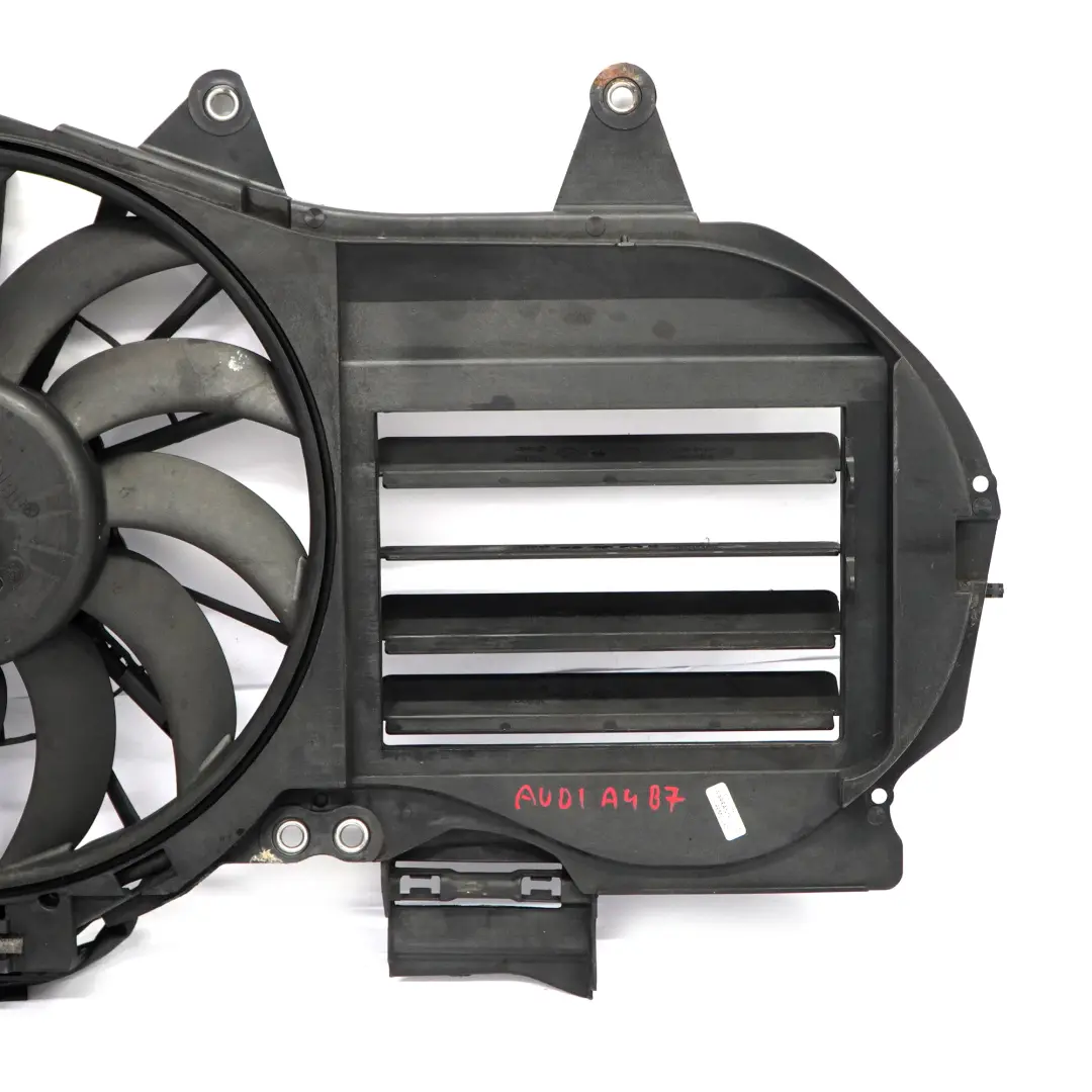 Audi A4 B7 2.0 TDI Engine Cooling Radiator Fan Shroud Motor Unit - SKU 8E0121205AE - Part number 8E0121205AE